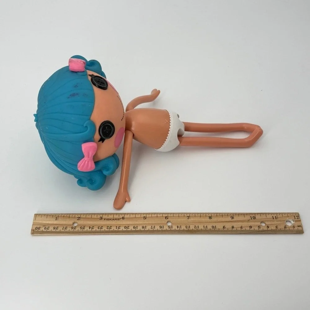 Lalaloopsy Rosy Bumps 'n' Bruises Doll NUDE Blue Hair Button Eyes 12 Inch 2011